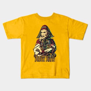 Russian Horror (by Alexey Kotolevskiy) Kids T-Shirt